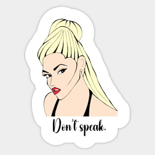 GWEN STEFANI FAN ART!!! Sticker